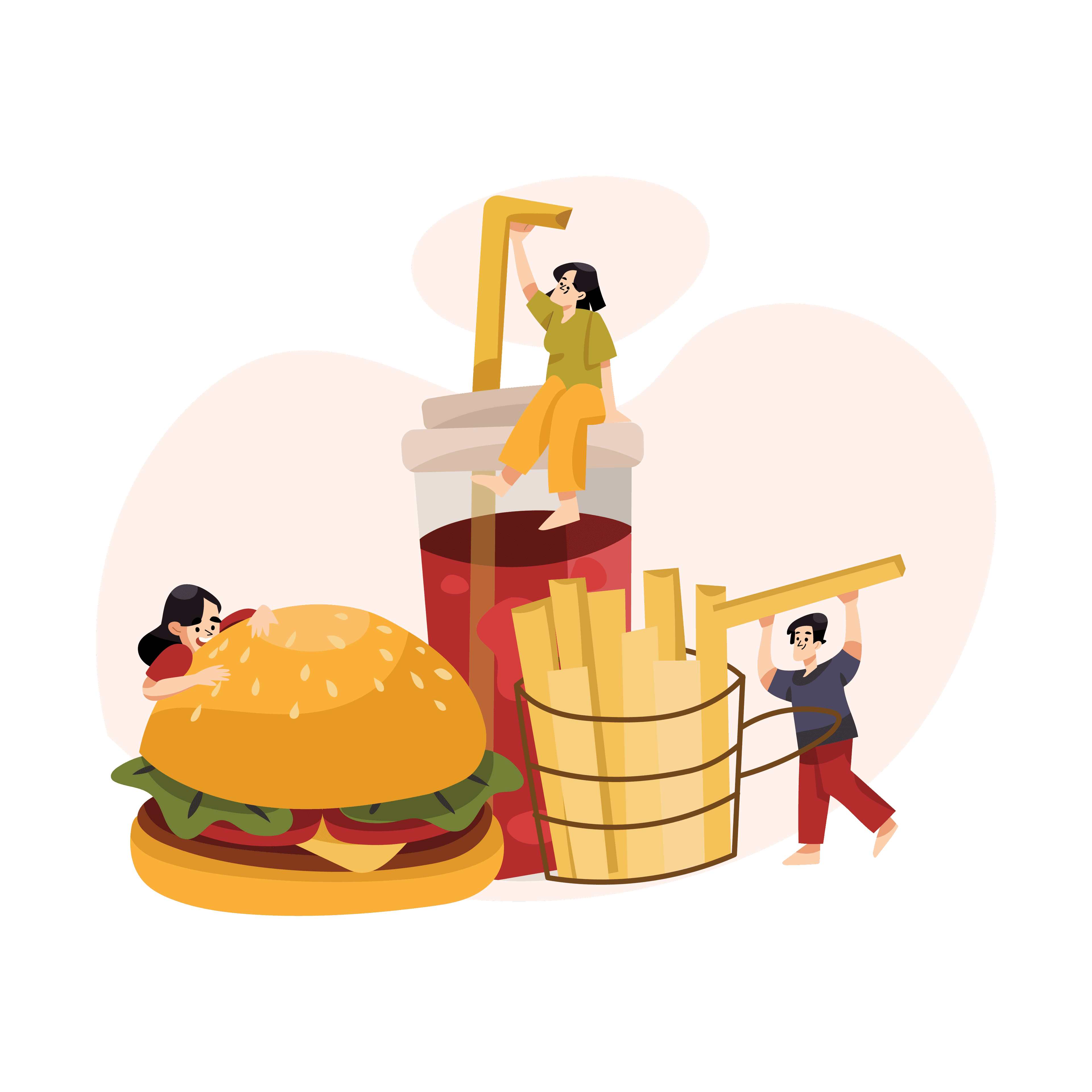 Fastfood tot aan de deur