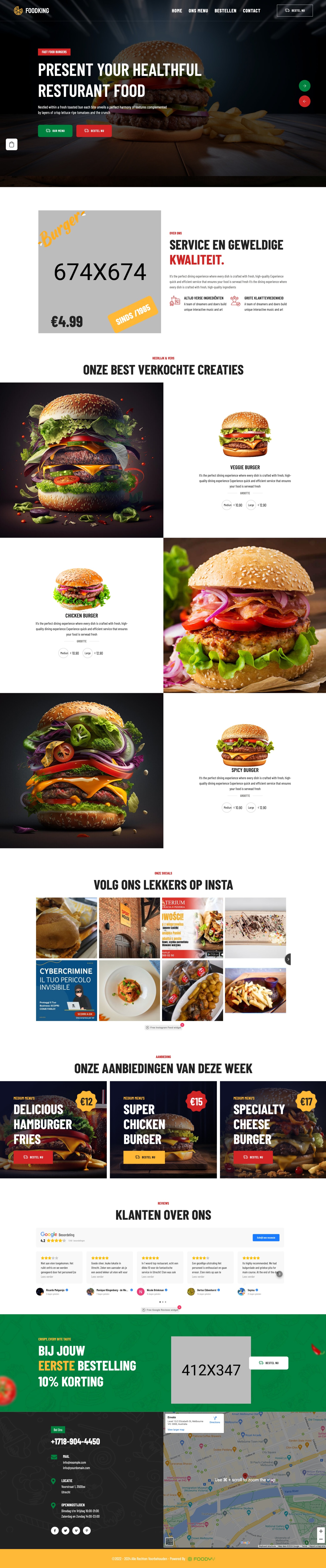 screenshot demo burger